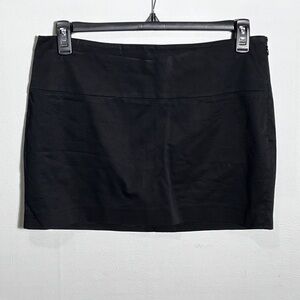 Express Solid Black Mini Skirt Sz 10